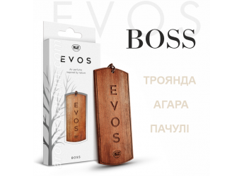 Бос (Boss) ароматизатор повітря підвіска з дерева K2 Evos, V034