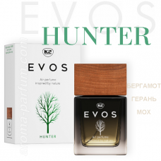 Мисливець (Hunter) ароматизатор повітря K2 Evos Perfumy 50мл (скляна ємність), V056