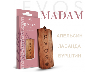 Мадам (Madam) ароматизатор повітря підвіска з дерева K2 Evos Grace, V043