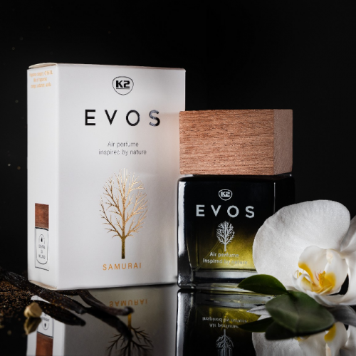 Самурай (Samurai) ароматизатор повітря K2 Evos Perfumy 50мл (скляна ємність), V052