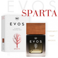 Спарта (Sparta) ароматизатор повітря K2 Evos Perfumy 50мл (скляна ємність), V051