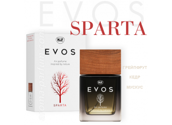 Спарта (Sparta) ароматизатор повітря K2 Evos Perfumy 50мл (скляна ємність), V051