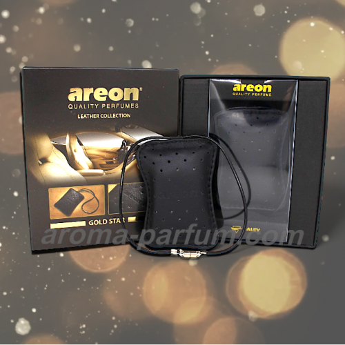 Золота зірка (Gold Star) шкіряна колекція, ароматизатор Areon ALC01