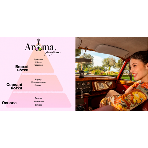 Золота зірка (Gold Star) шкіряна колекція, ароматизатор Areon ALC01